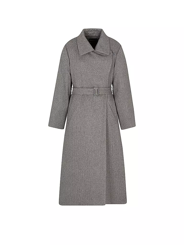 EMPORIO ARMANI | Trenchcoat  | grau