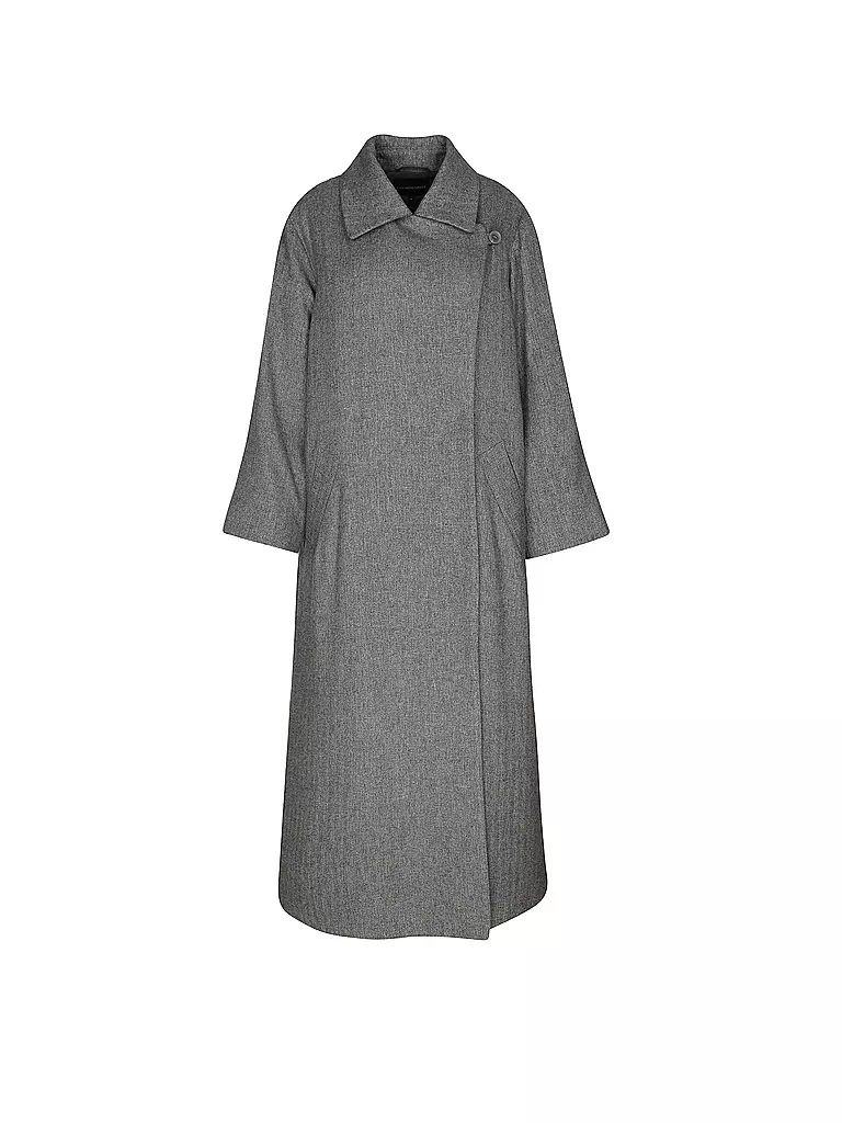 EMPORIO ARMANI | Trenchcoat  | grau