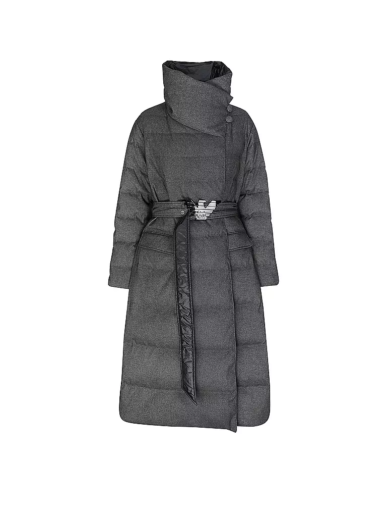 EMPORIO ARMANI | Wende Daunenmantel | grau