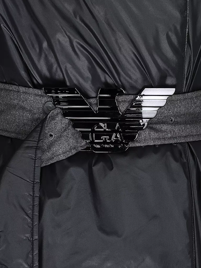 EMPORIO ARMANI | Wende Daunenmantel | grau