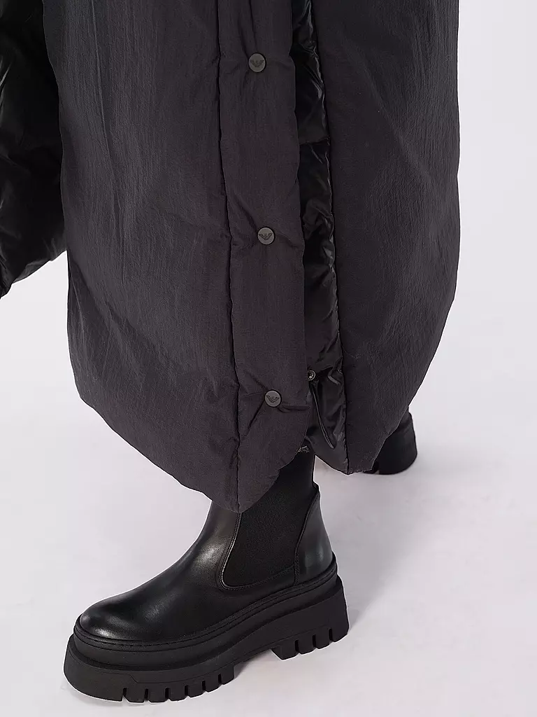 EMPORIO ARMANI | Wende Daunensteppmantel | schwarz