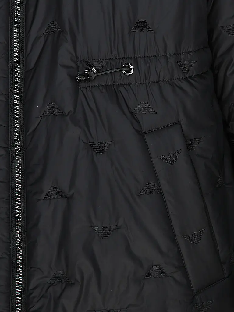 EMPORIO ARMANI | Wendejacke in Felloptik | Schwarz