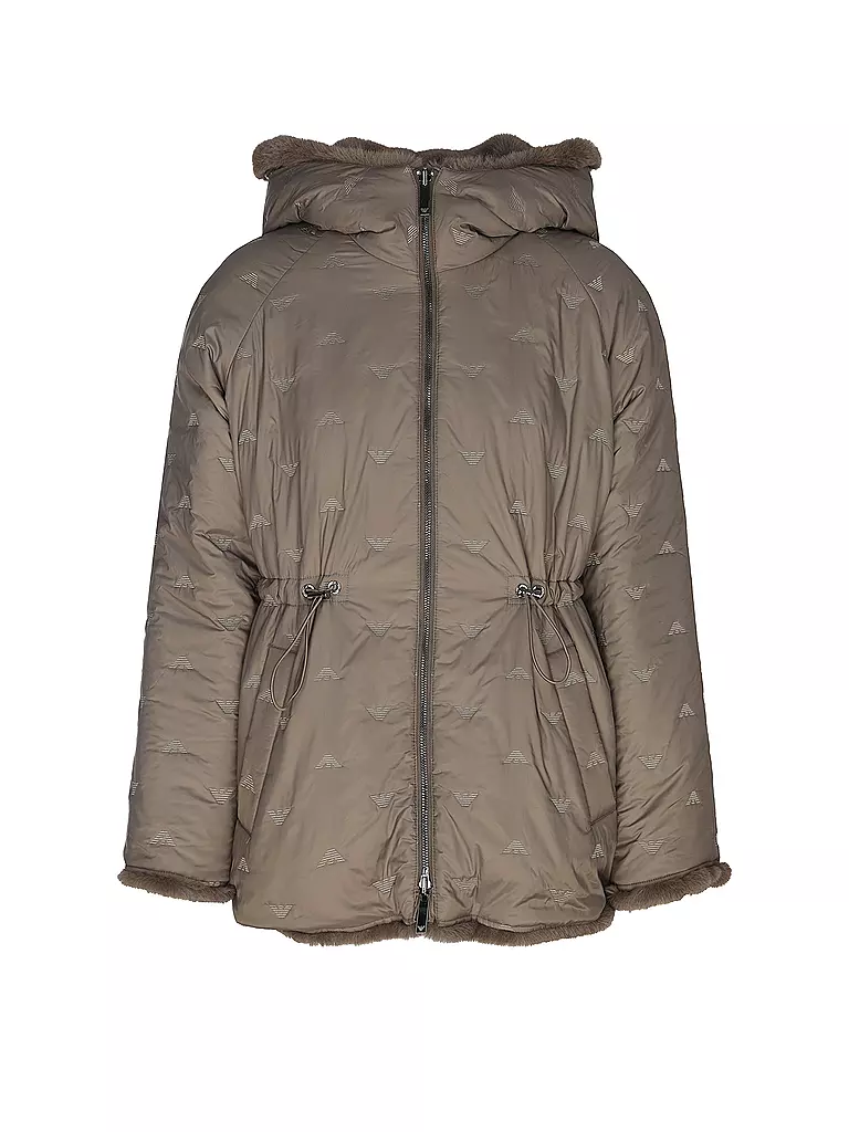 EMPORIO ARMANI | Wendejacke in Felloptik | braun