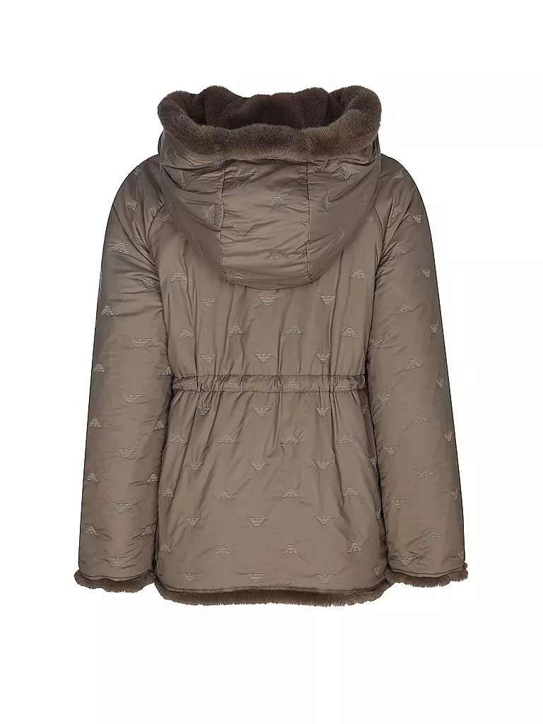 EMPORIO ARMANI | Wendejacke in Felloptik | braun