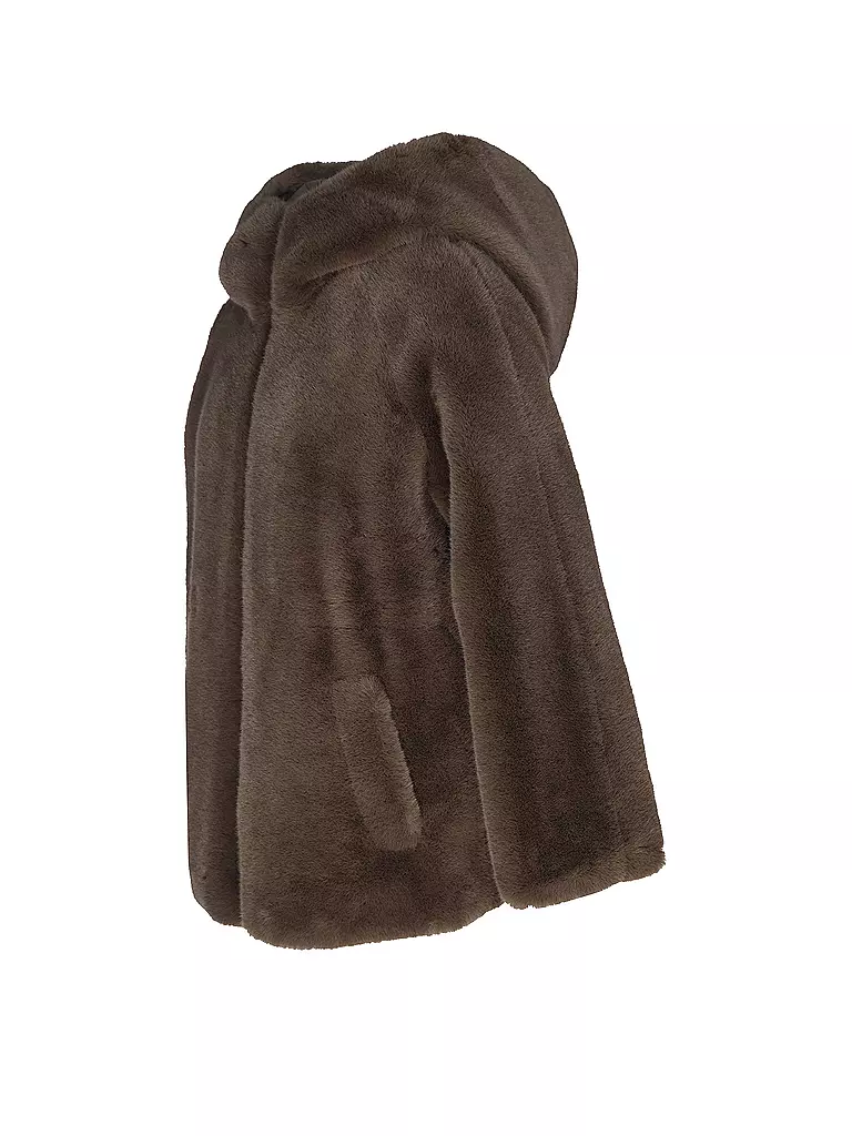 EMPORIO ARMANI | Wendejacke in Felloptik | braun