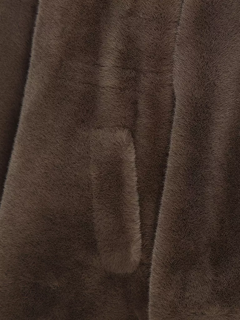 EMPORIO ARMANI | Wendejacke in Felloptik | braun