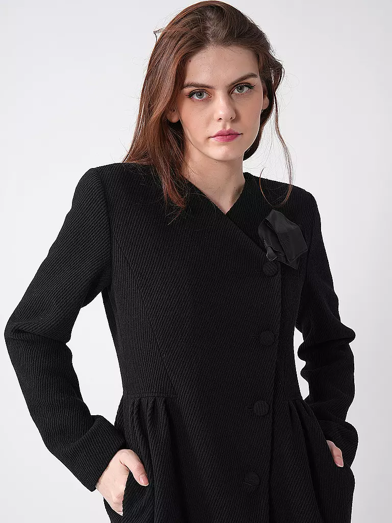 EMPORIO ARMANI | Wollmantel  | schwarz