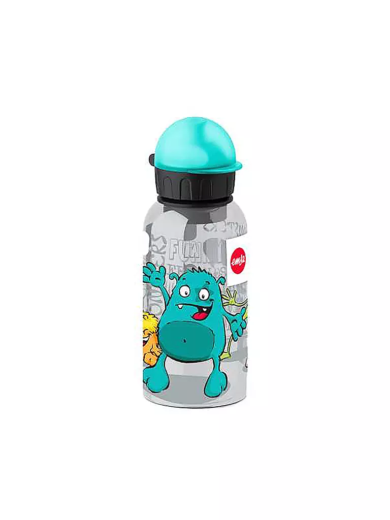 EMSA | Geschenkset 2tlg. Lunchbox und Trinkflasche MONSTER Tuerkis | türkis