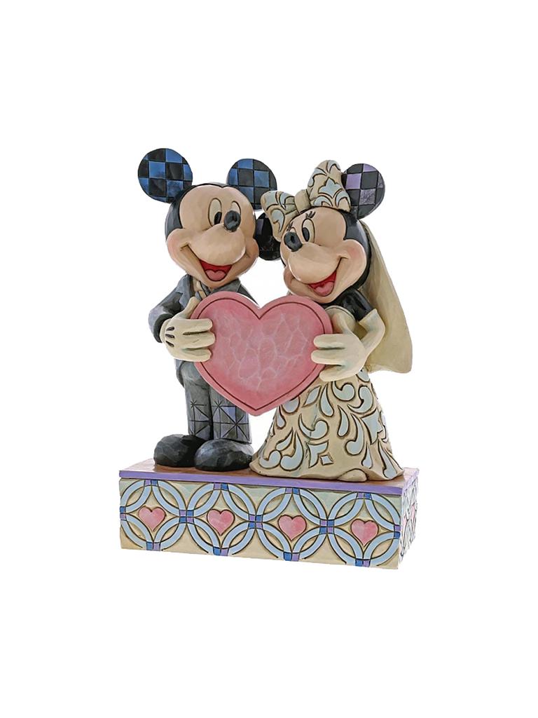ENESCO | Two Souls One Heart - Mickey Mouse und Minnie Mouse Figurine 4059748 | keine Farbe