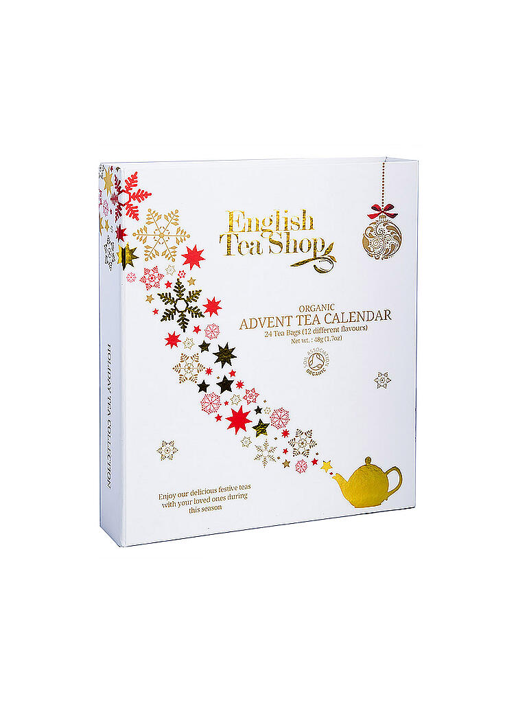 ENGLISH TEA SHOP | Adventskalender Teebuch 24 Beutel | keine Farbe