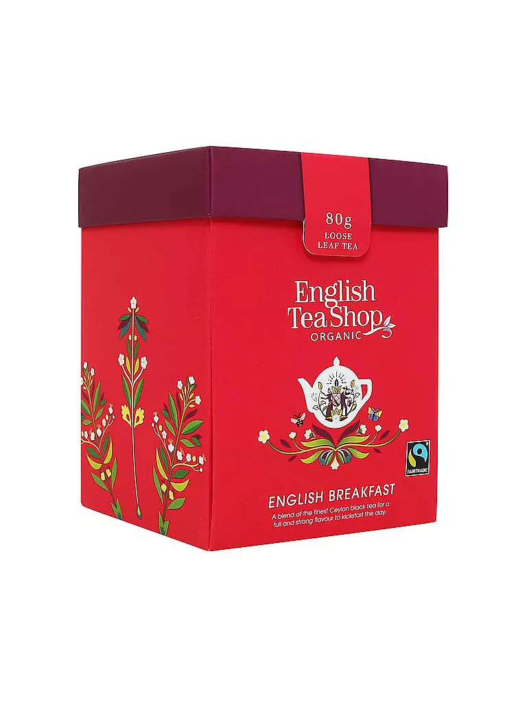 ENGLISH TEA SHOP | English Breakfast, BIO Fairtrade, Loser Tee, 80g Box | bunt