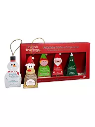 ENGLISH TEA SHOP | Fröhliche Weihnachtsgesellen Tee Geschenkset 10 Pyramidenbeutel | Bunt