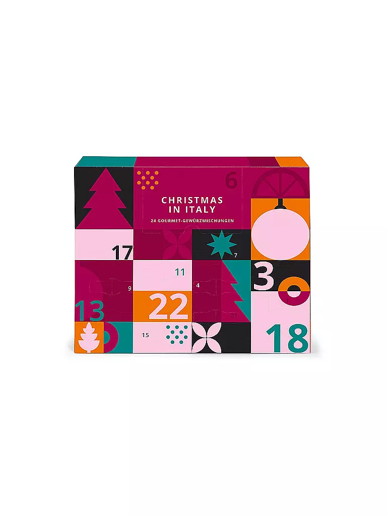 ENGLISH TEA SHOP | Gewürzkalender Christmas in Italy | bunt