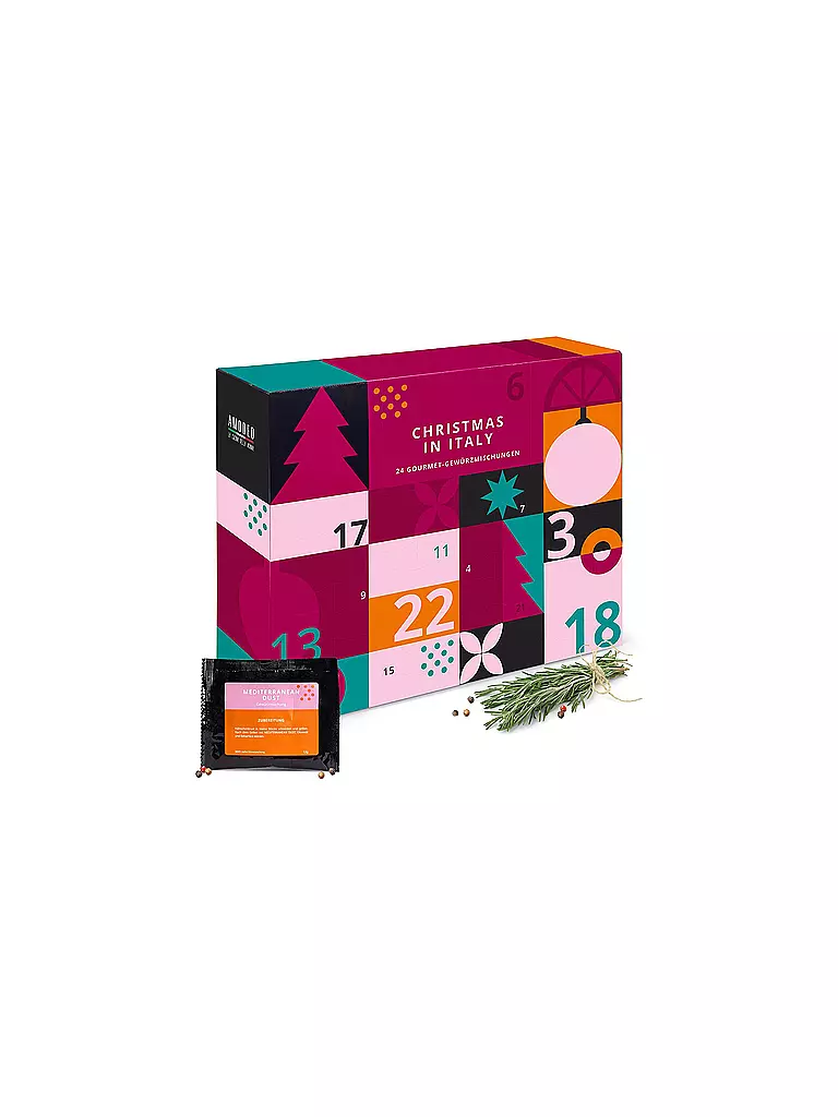 ENGLISH TEA SHOP | Gewürzkalender Christmas in Italy | bunt