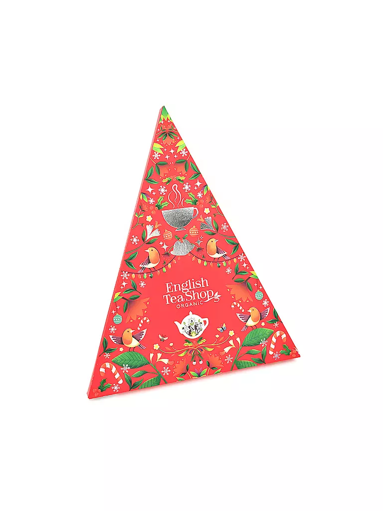 ENGLISH TEA SHOP | Tee Adventkalender 25 Beutel | rot