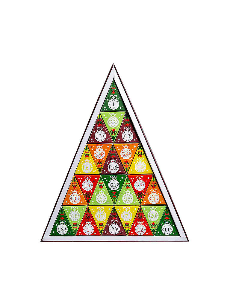 ENGLISH TEA SHOP | Tee Adventskalender "Mosaik", BIO, 25 Pyramidenbeutel | bunt