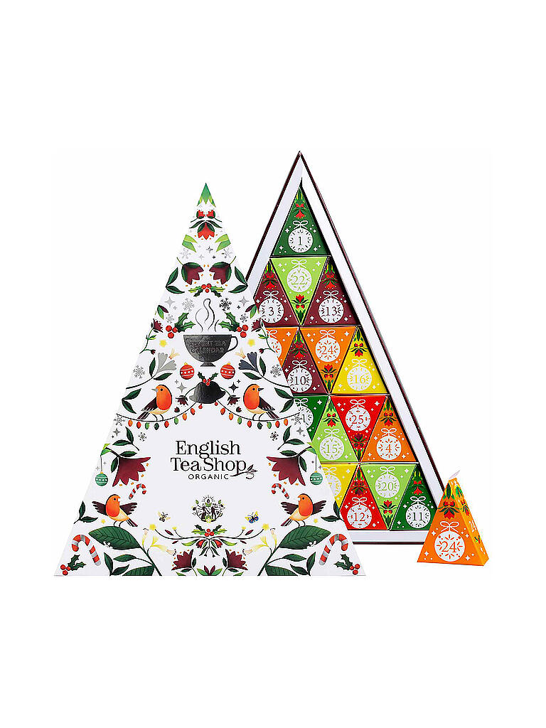 ENGLISH TEA SHOP | Tee Adventskalender "Mosaik", BIO, 25 Pyramidenbeutel | bunt