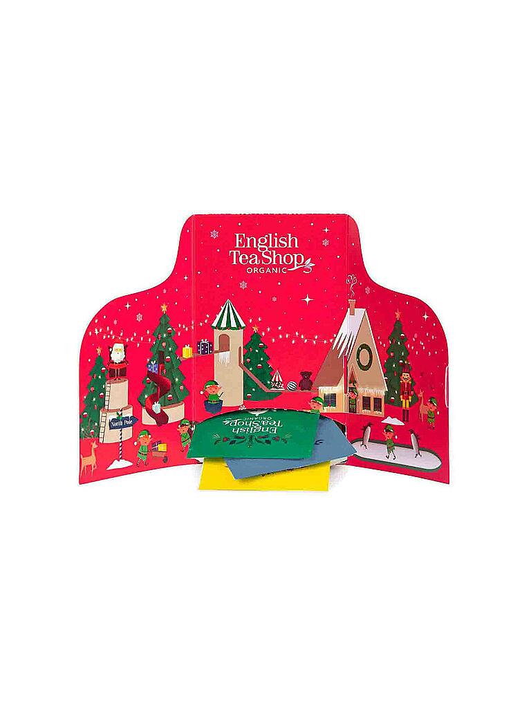 ENGLISH TEA SHOP | Tee Adventskalender 2022 rot, 24 Sorten BIO Tee | rot