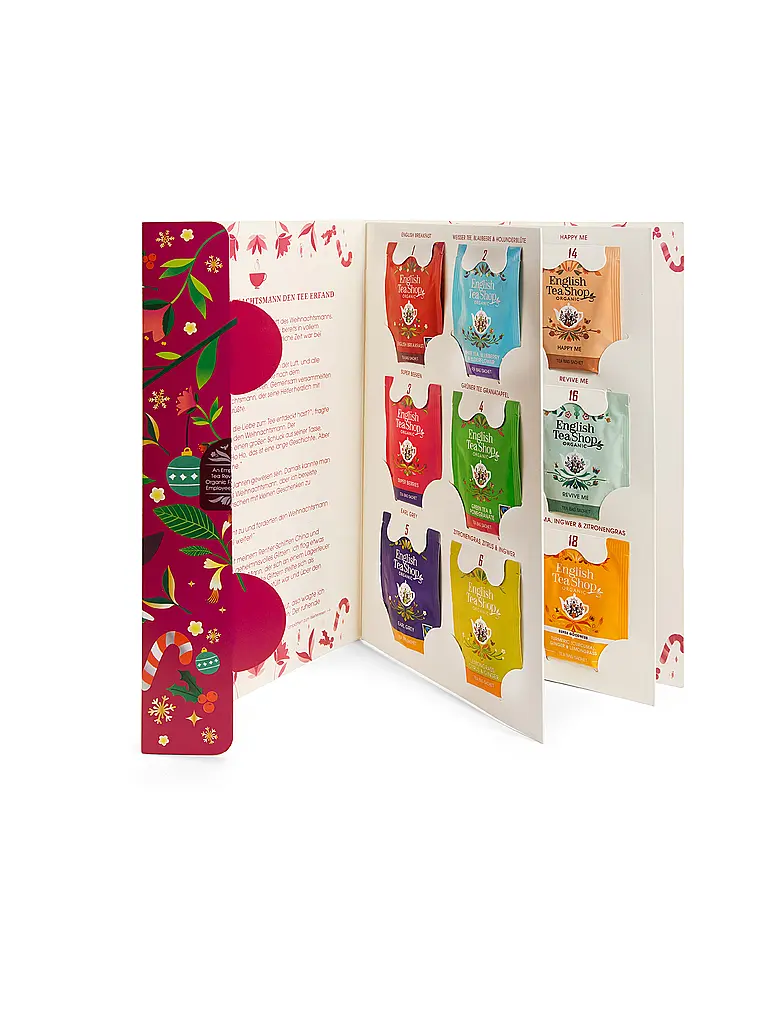 ENGLISH TEA SHOP | Tee Adventskalender 24 Beutel Weihnachts | 