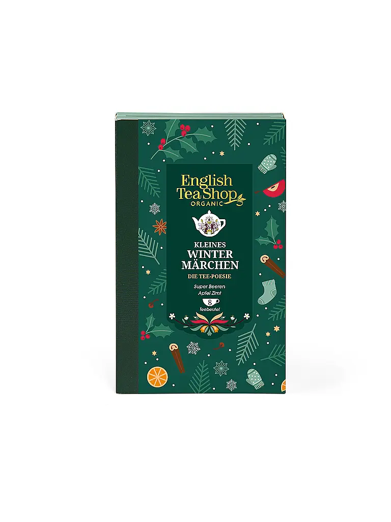 ENGLISH TEA SHOP | Wintertee 8 Beutel Winter Märchen Dunkel Gruen  | dunkelgrün