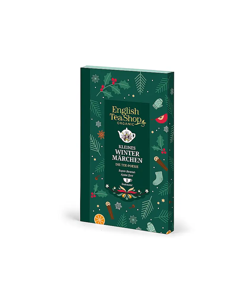 ENGLISH TEA SHOP | Wintertee 8 Beutel Winter Märchen Dunkel Gruen  | dunkelgrün