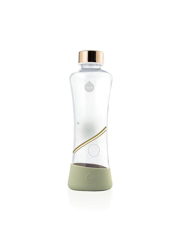 EQUA | Trinkflasche "Metallic" 0,55l | transparent
