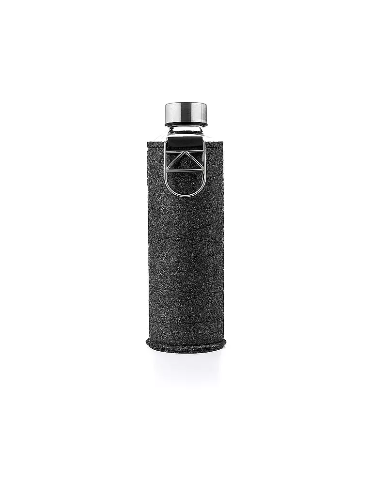 EQUA | Trinkflasche mit Filzcover 0,75l Grau | grau