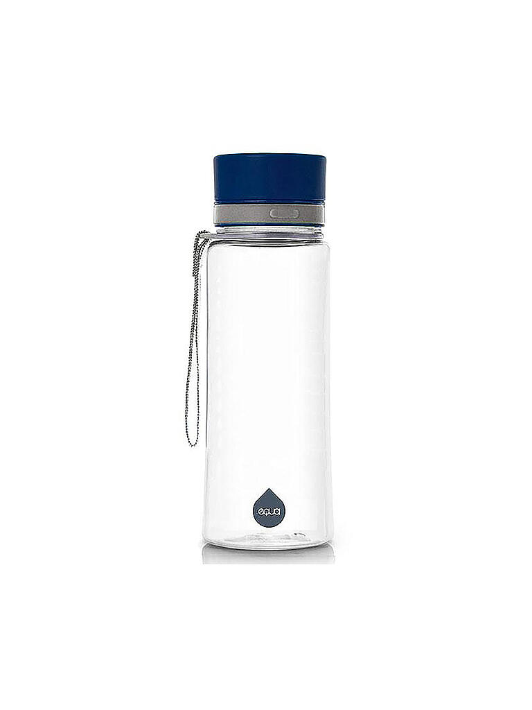 EQUA | Trinkflasche Plain 0,6l Blue | transparent