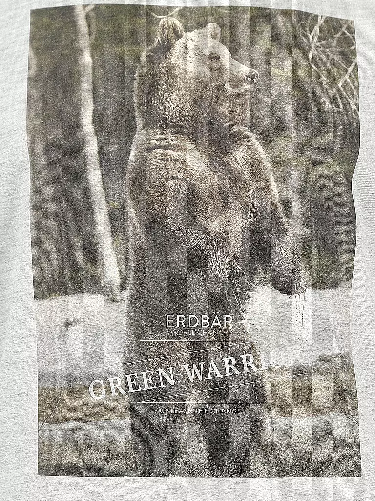 ERDBAER | T-Shirt Bär Warrior | grau