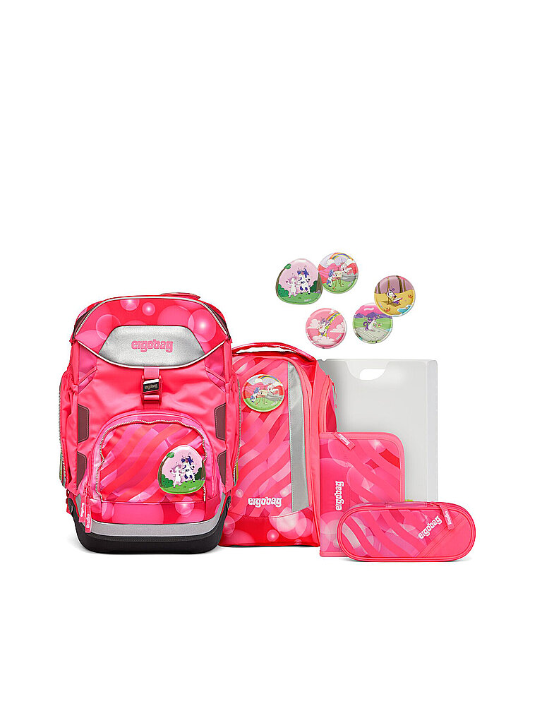 Schultaschen Set 6 tlg Pack KuntBärbuntes Einhorn baby