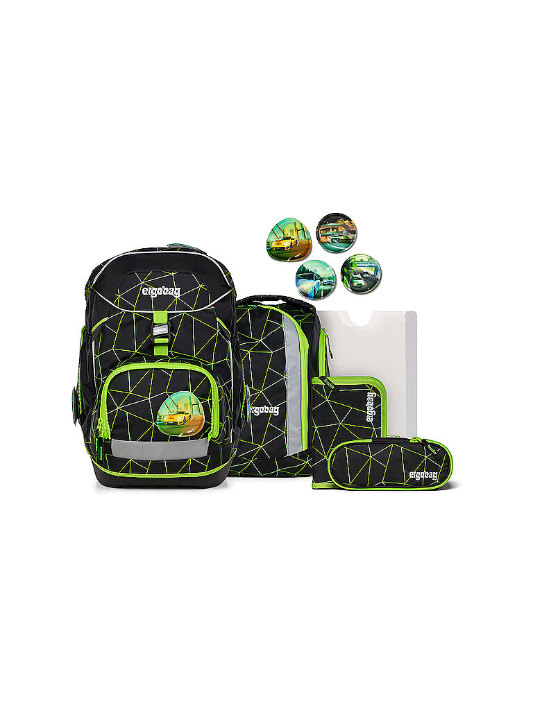 ERGOBAG Schultasche Set 6tlg Pack Cybär Race