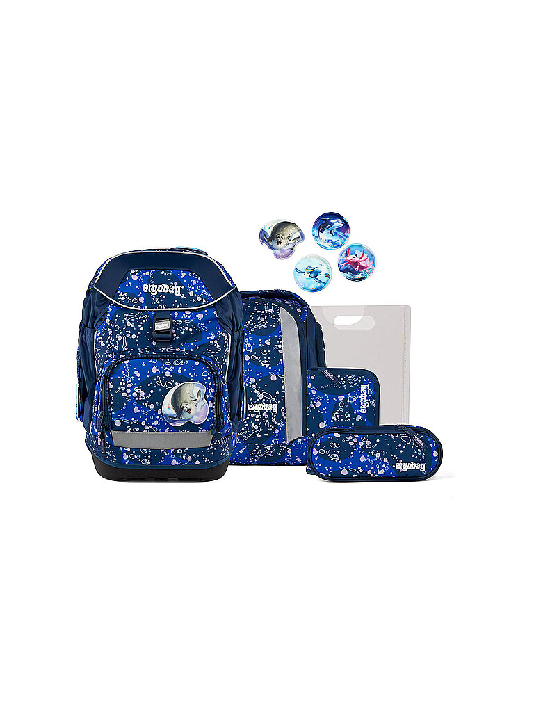 ERGOBAG Schulrucksack Set 6tlg Pack OzeanBärwohner