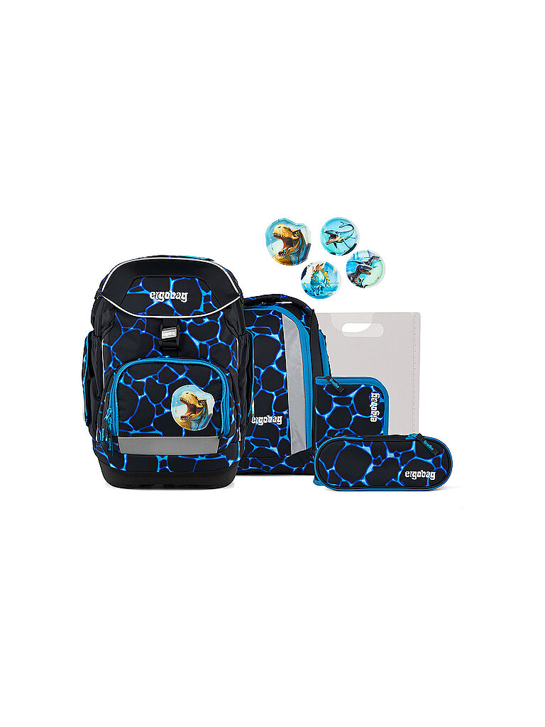 ERGOBAG Schulrucksack Set 6tlg Pack Bärassic Garden