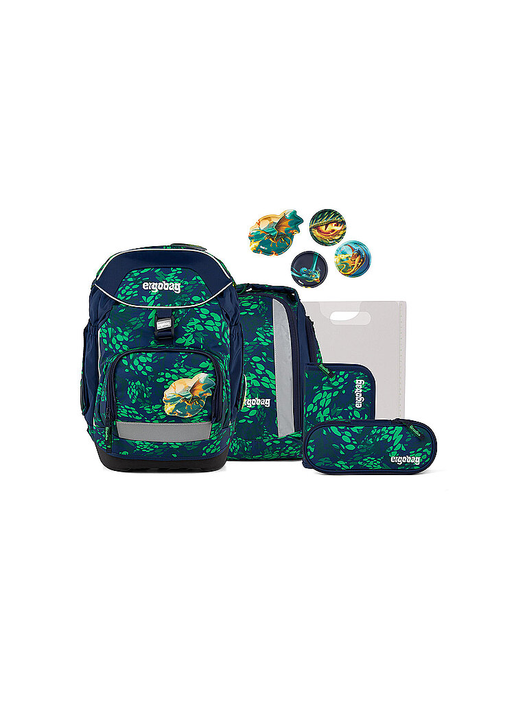 ERGOBAG Schulrucksack Set 6tlg Pack DrachenbezwingBär