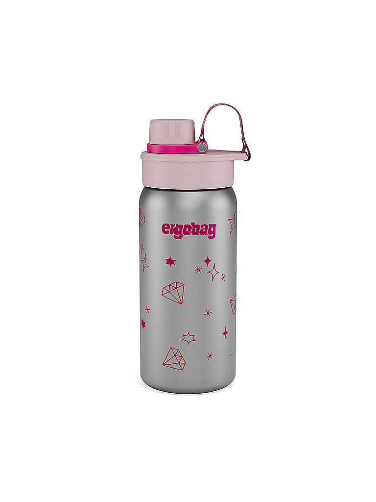 ERGOBAG Edelstahl Trinkflasche Glitzer