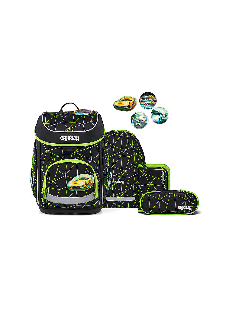 ERGOBAG Schultaschen Set 5tlg CUBO CyBär Race 2026