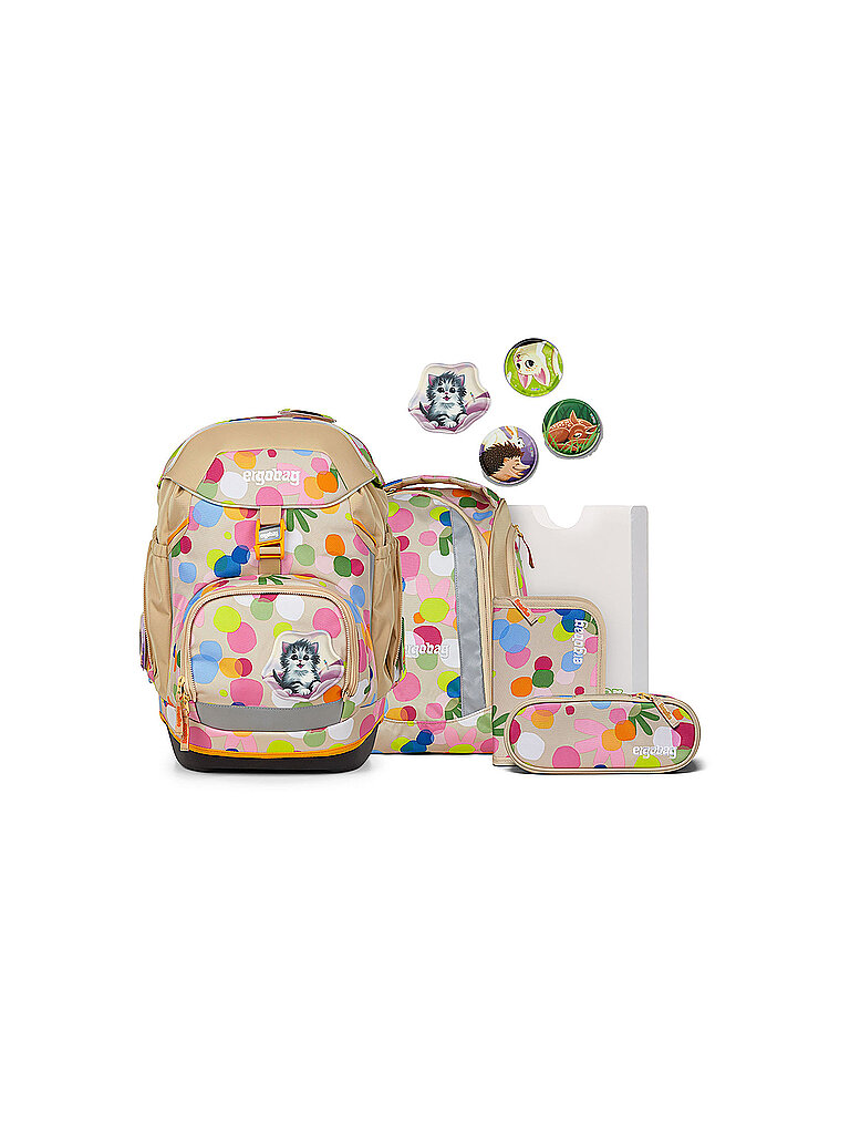 ERGOBAG Schulrucksack Set 6tlg Pack Flower PowBär 2026