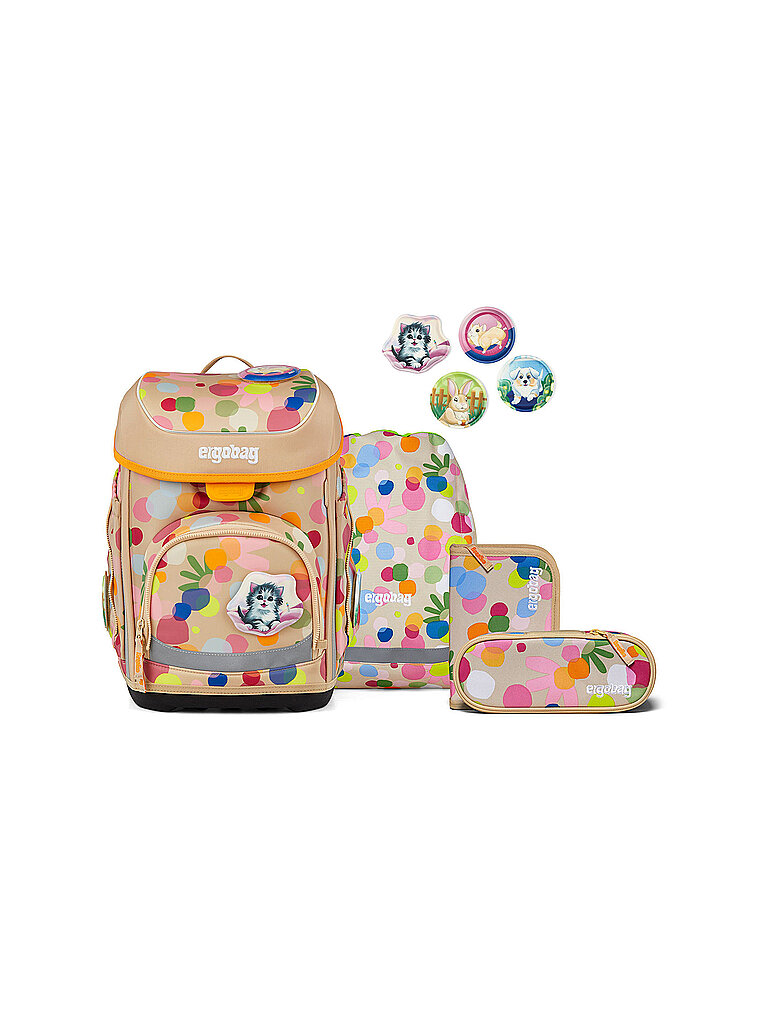 ERGOBAG Schultaschen Set 5tlg CUBO Flower PowBär 2026