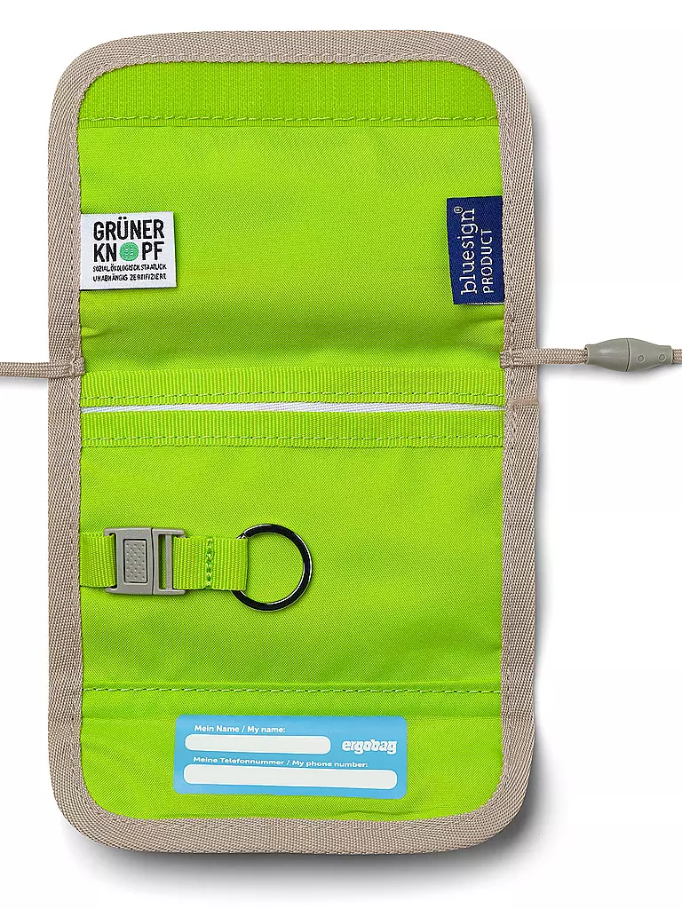 ERGOBAG | Brustbeutel - Flower Pow Bär MRP | dunkelblau