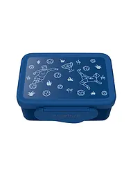 ERGOBAG | Edelstahl Brotdose Gewitter | Dunkelblau