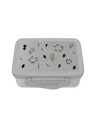 ERGOBAG | Edelstahl Brotdose Gewitter | Hellgrau