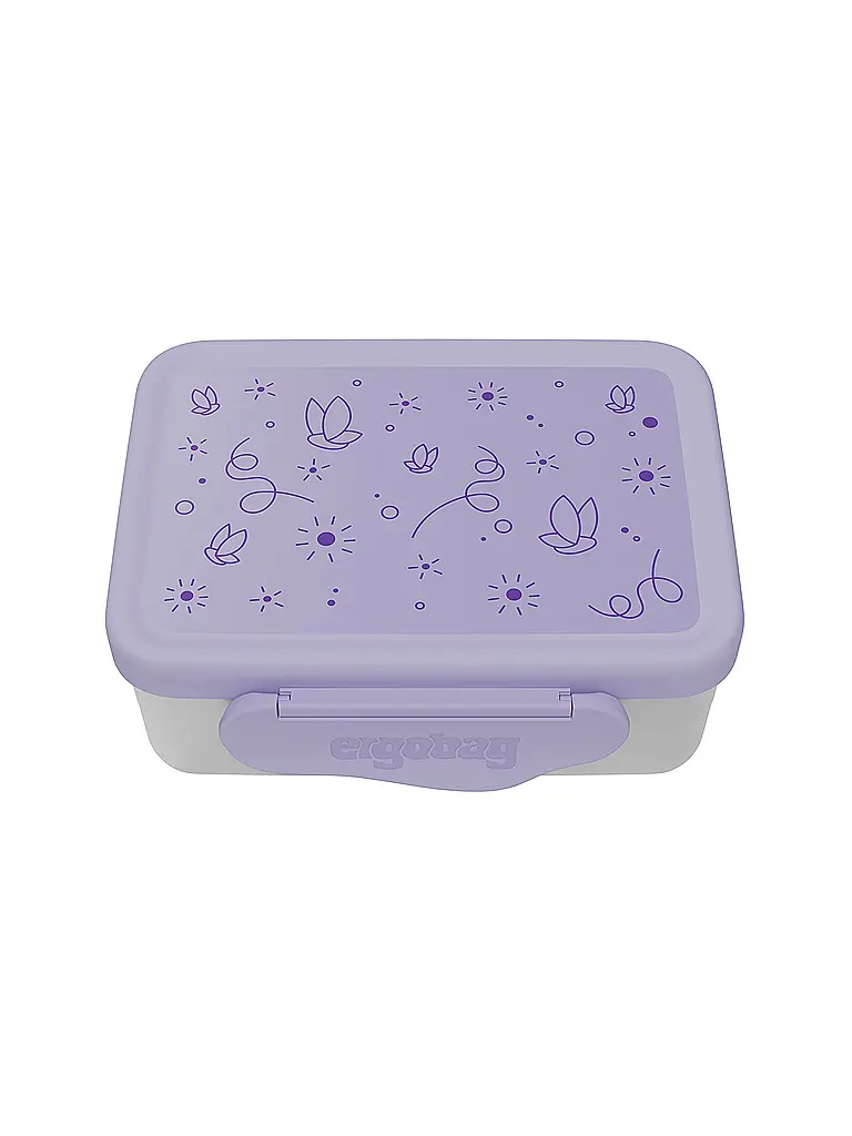 ERGOBAG | Edelstahl Brotdose Schmetterling  | Lila