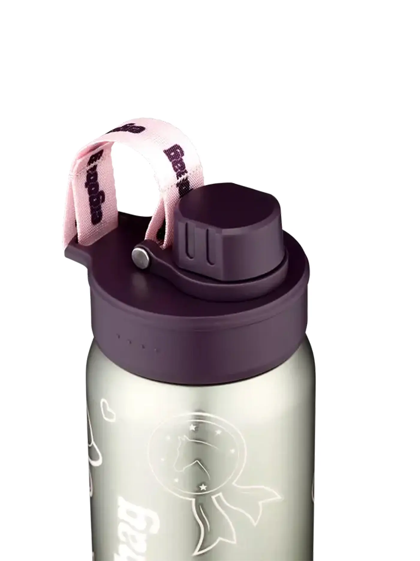 ERGOBAG | Edelstahl Trinkflasche 0,5L Lila | lila