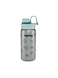 ERGOBAG | Edelstahl Trinkflasche Sterne  | Silber