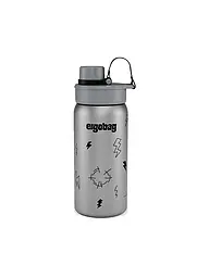 ERGOBAG | Edelstahl Trinkflasche Sterne  | Silber