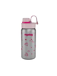 ERGOBAG | Edelstahl Trinkflasche Sterne  | Silber