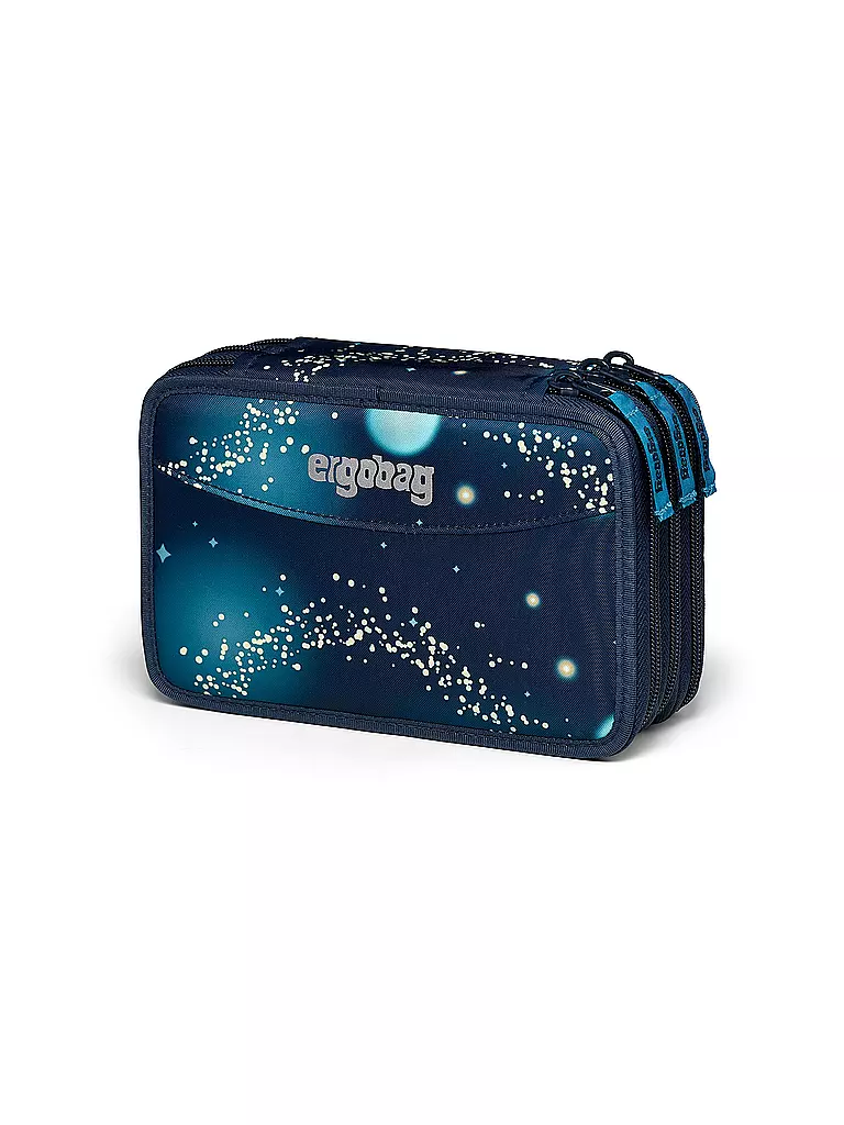 ERGOBAG | Federpenal - Maxi Mäppchen  Galaxy - RaumfahrBär  | dunkelblau