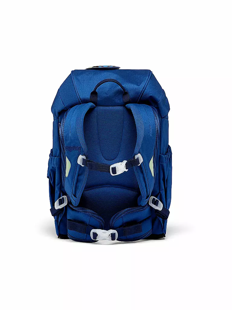 ERGOBAG | Kinder Rucksack Mini - WaldmonstBär | blau