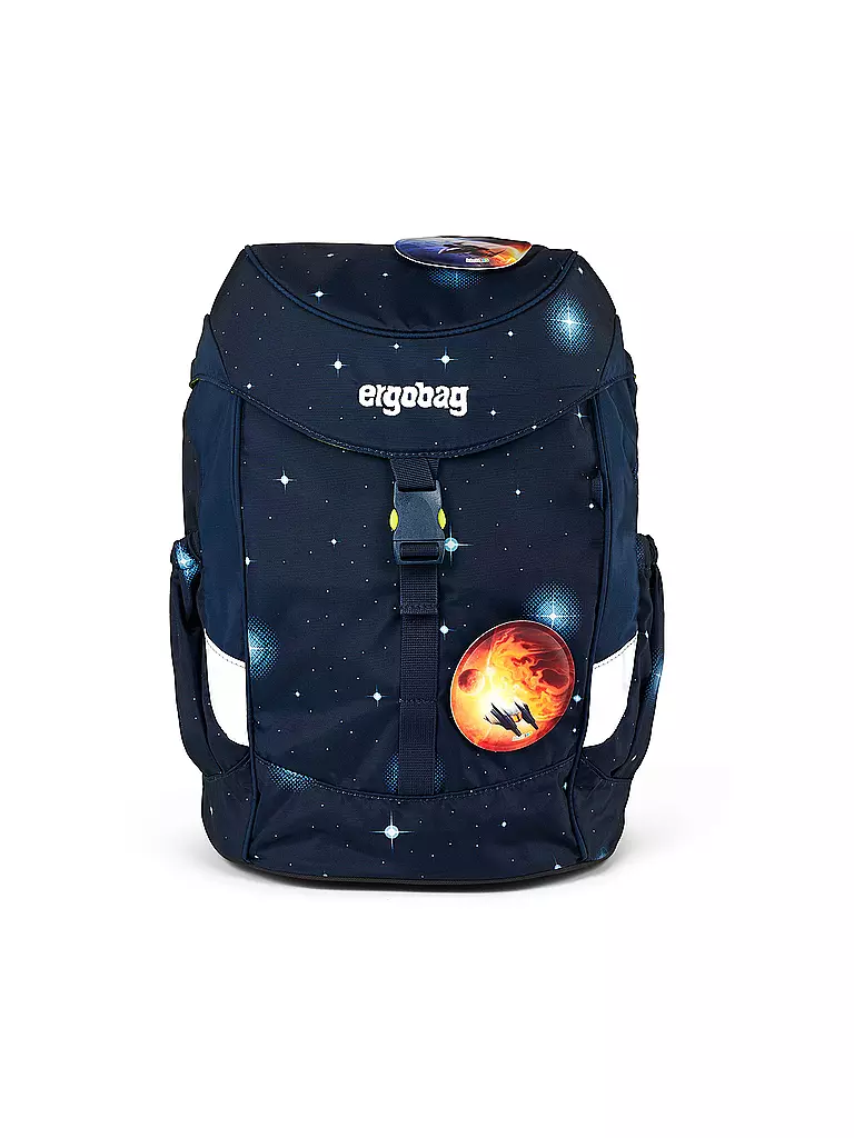 ERGOBAG | Kinder Rucksack Mini Galaxy - KoBärnikus  | dunkelblau