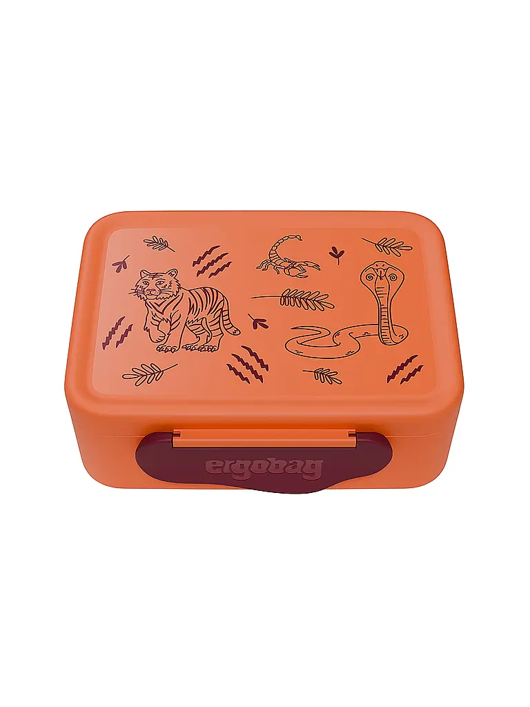 ERGOBAG | Kunststoff Brotdose Tiger | Orange